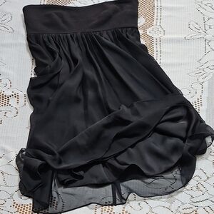 LaRok Black Midi Mini Skirt